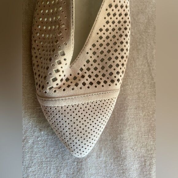 Jeffrey Campbell Bianca Tan Suede Slingback Ketten Heel Pumps Size 10 NEW - Picture 2 of 10